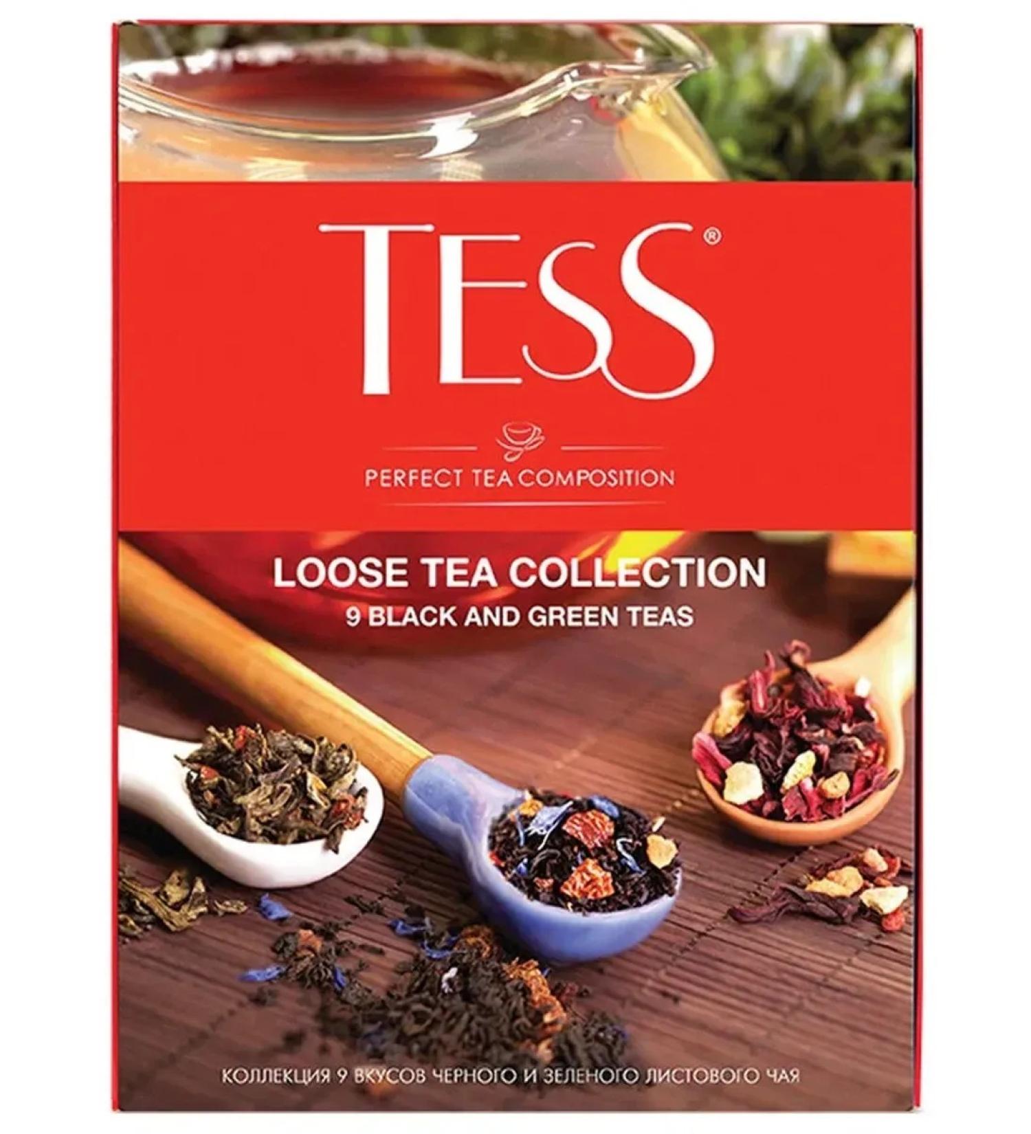 TESS Leaf Loose Tea Collection Leaf Assorted 9 types 350 g - Buy Online on GoSupps.com