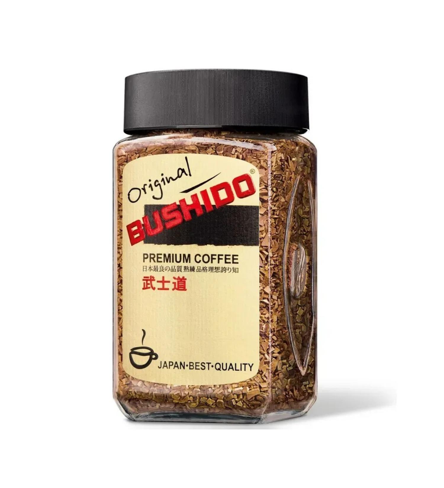 Bushido Soluble coffee Original 100 g - Buy Online on GoSupps.com