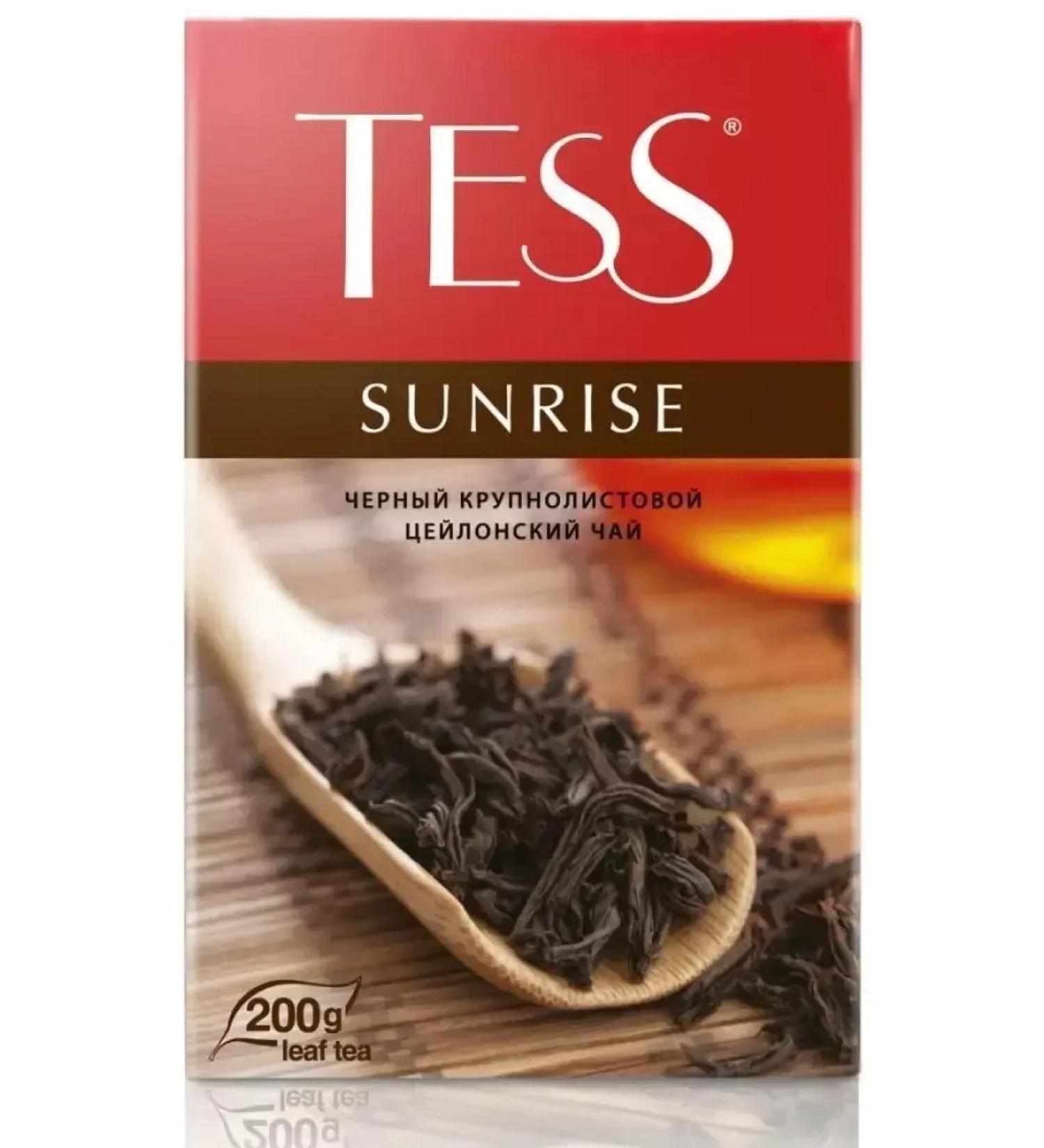TESS Black tea Sunrise large -leaf 200 g