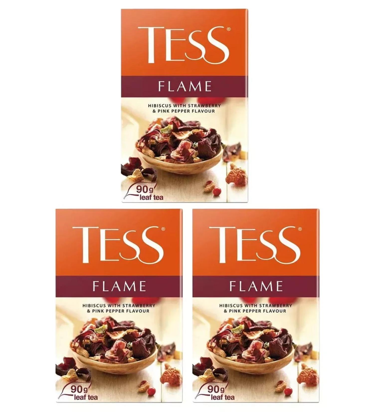 TESS FLAME tea fruit sheet 90 g 3 pcs - Buy Online on GoSupps.com