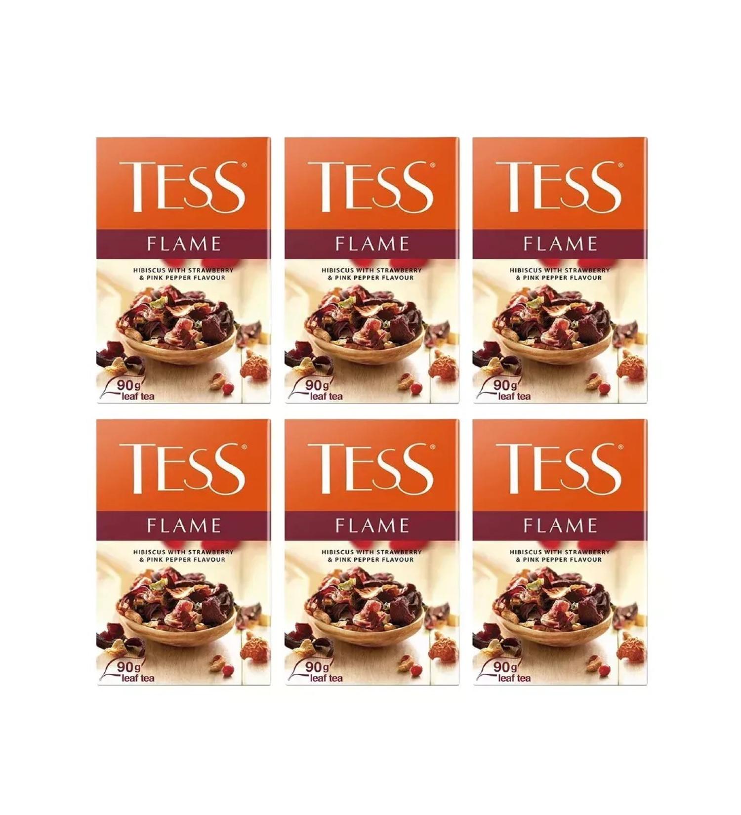 TESS Flame tea 90 g 6 pcs - Buy Online on GoSupps.com