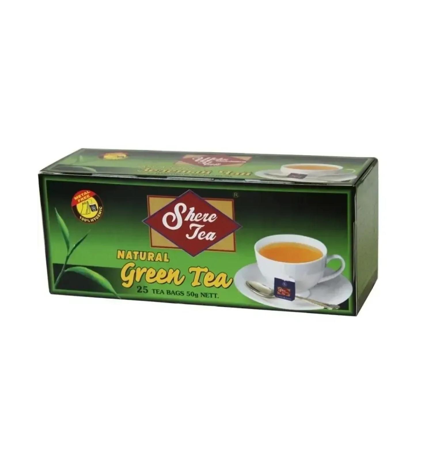 Shere Tea Green tea Natural 25 bags
