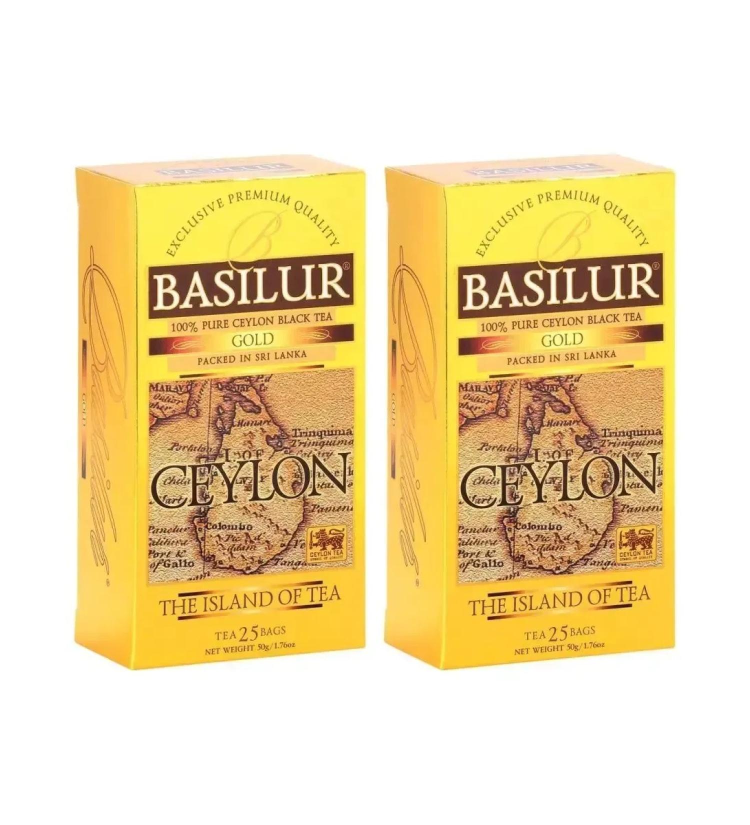 Basilur Tea Black Island Ceylon Golden - Buy Online on GoSupps.com