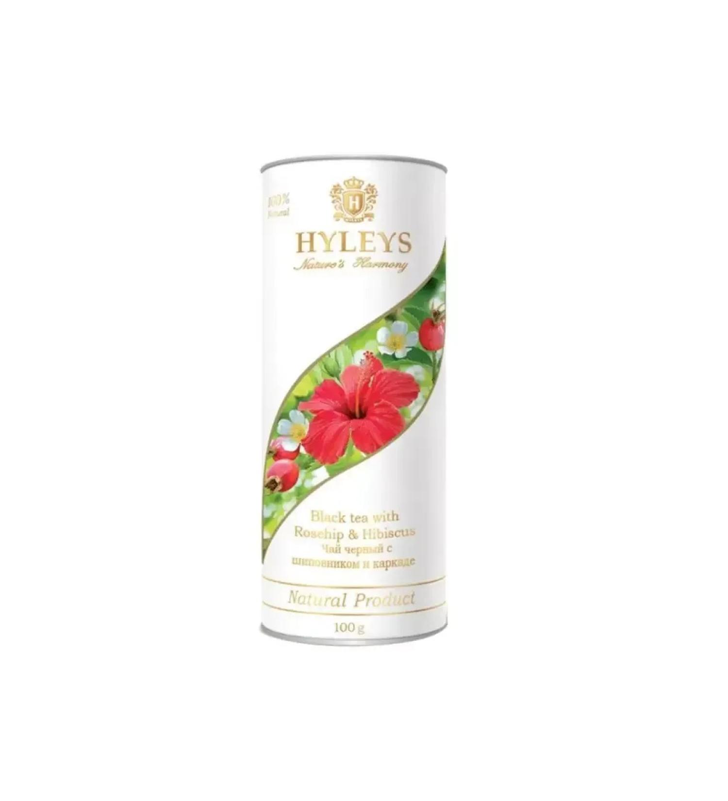 HYLEYS Black tea with rosehip and frame 100 g
