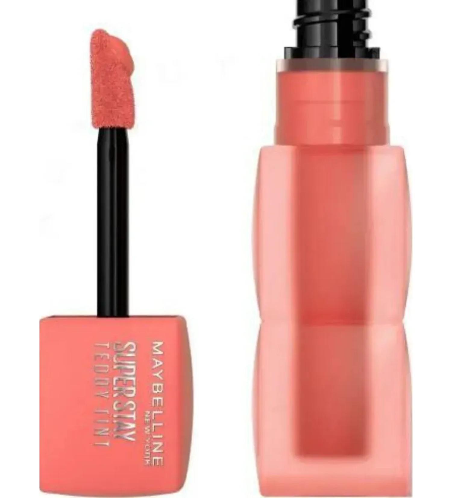 Maybelline New York Matte Tint for the lip Superstay Teddy Tint Baby Tee 25 - Buy Online on GoSupps.com