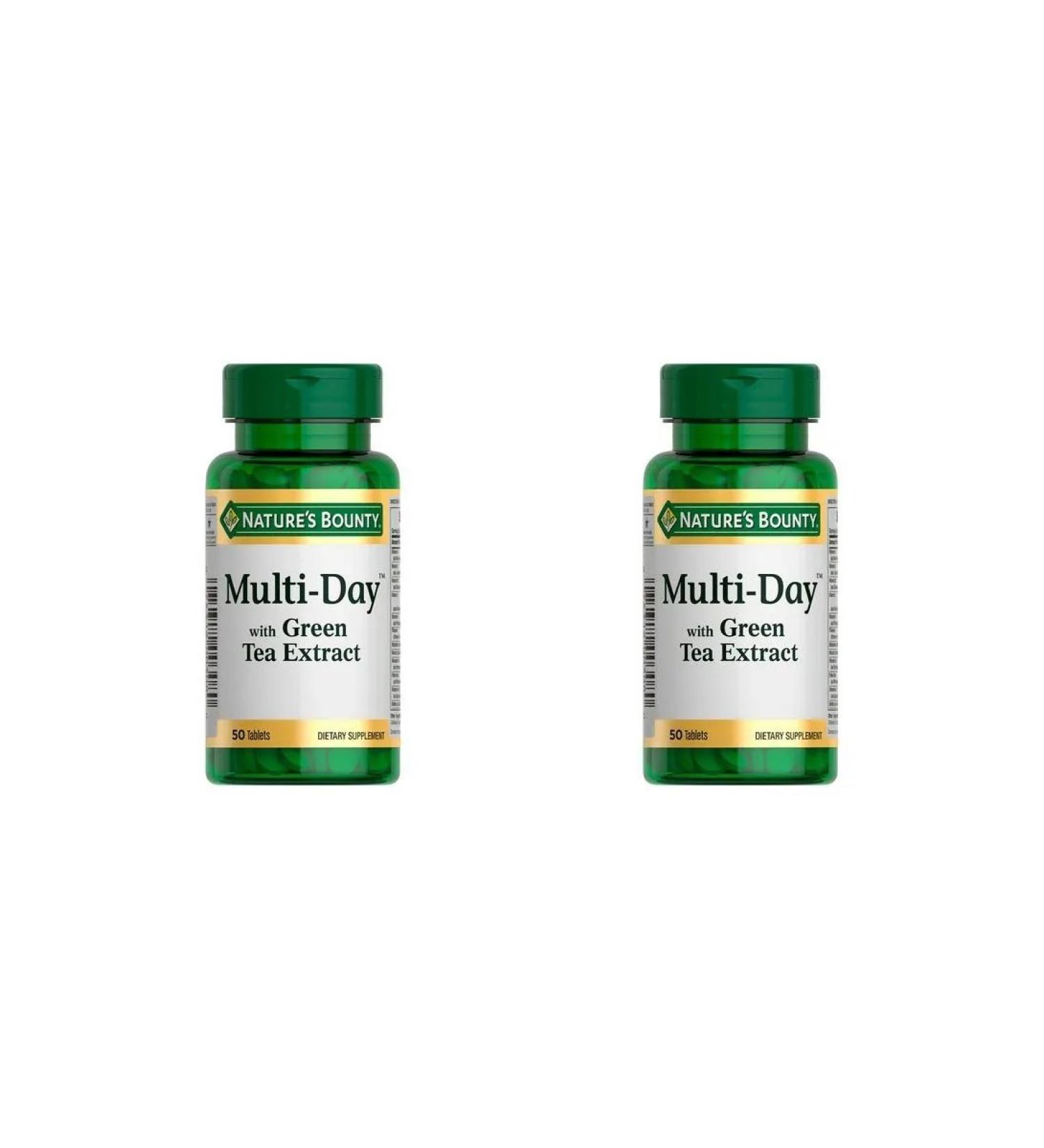Nature's Bounty Multidei with green tea extract N50 table 1679m - 2pcs