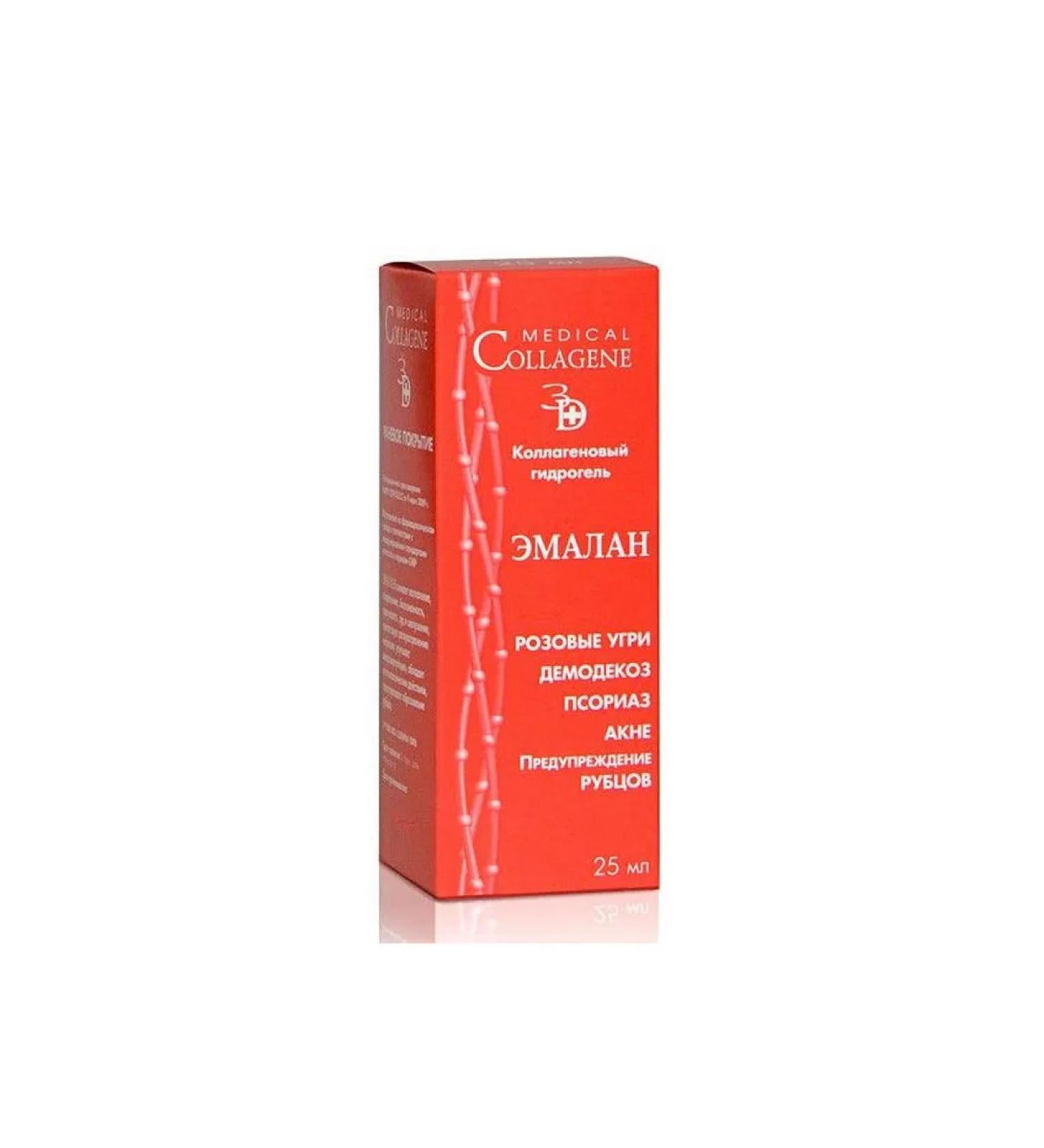 Emalan collagen hydrogel gel for local and external