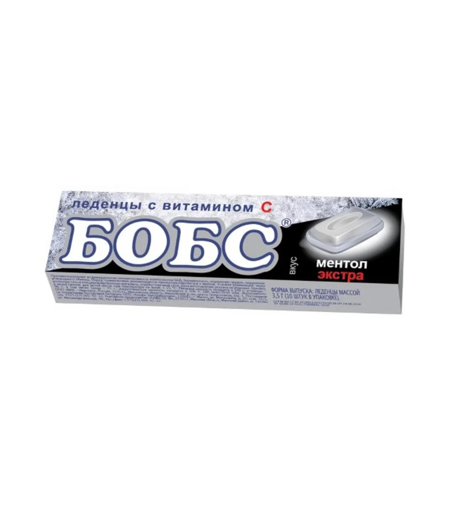Beauty Bob's Extra Menthol Flavored Caramel Lozenges 10 Lozenges 3.5g each