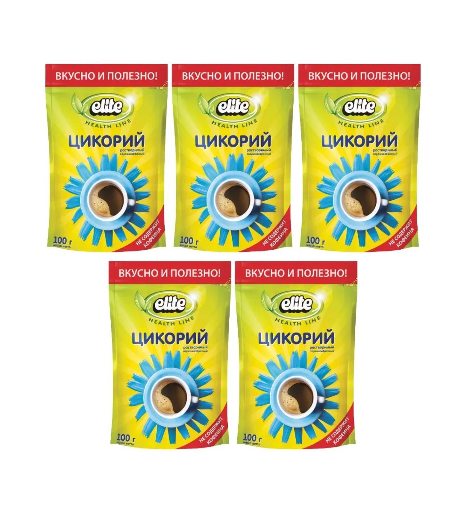 elite health line Tsikoria soluble 100 g 5 pcs
