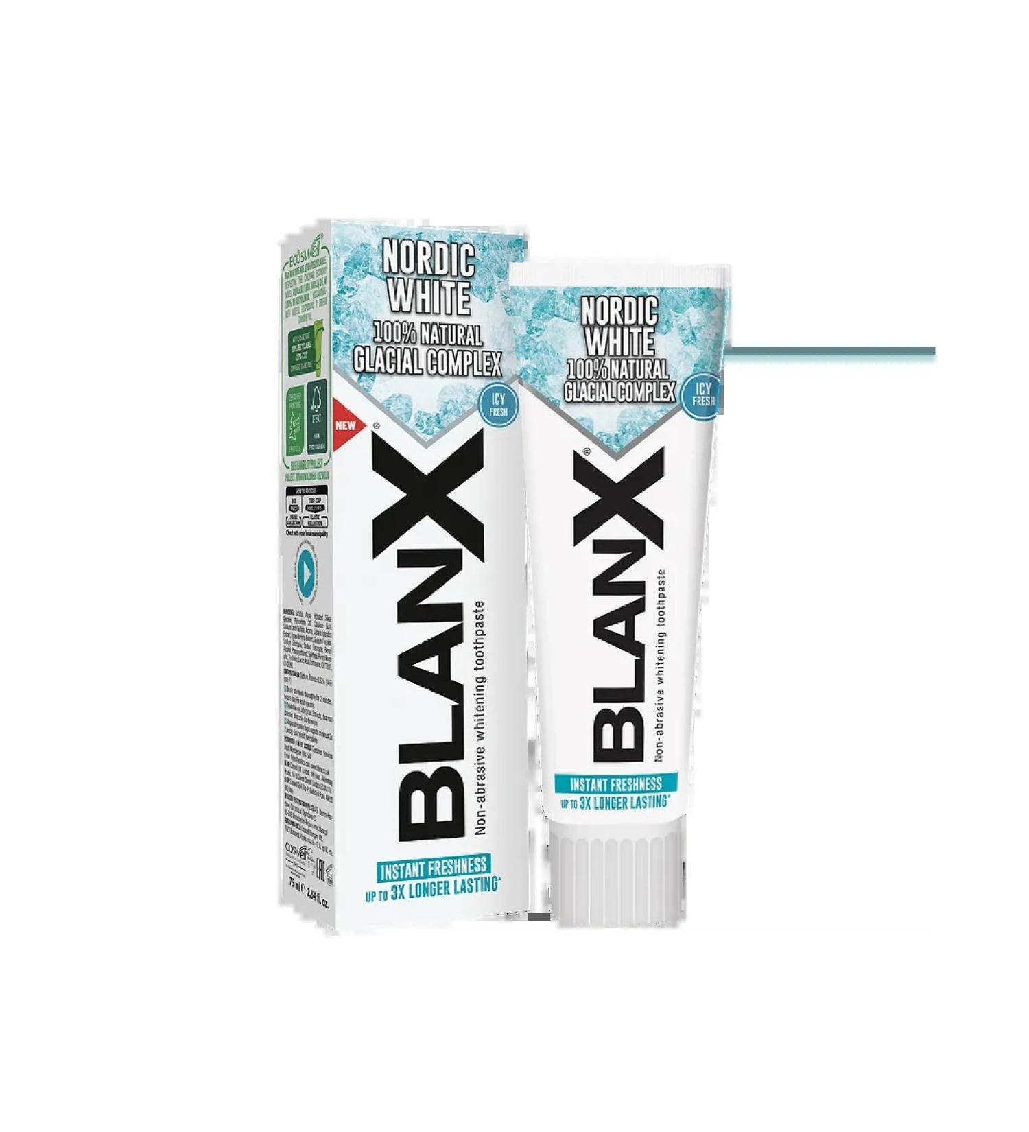 Blanx Toothpaste Nordic White 75 ml 1 pcs
