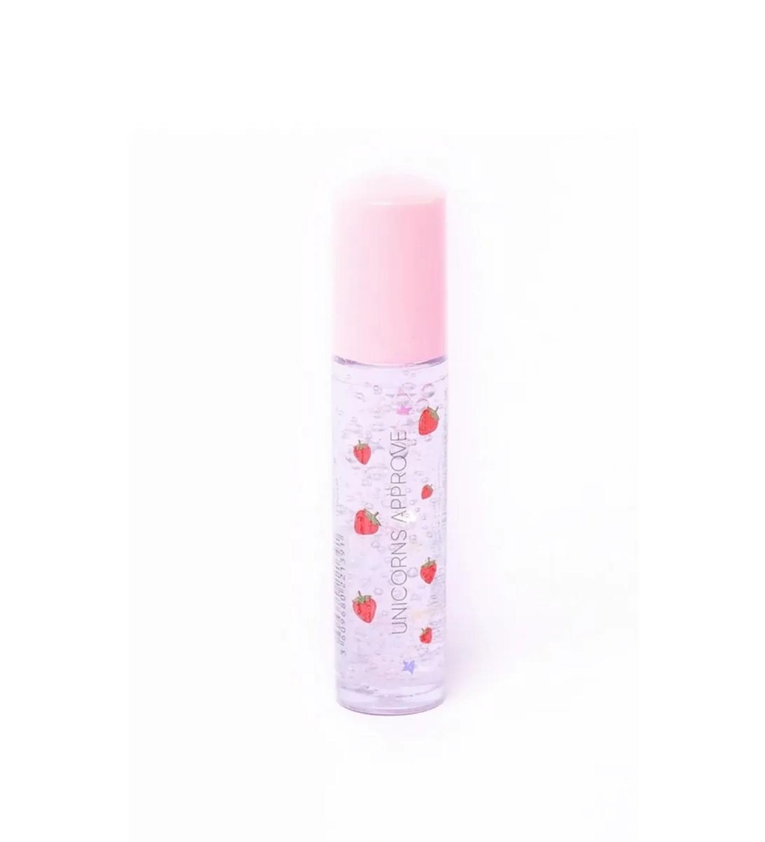 Unicorns Approve Liquid lip balm with sparkles "strawberries" 7.45 ml