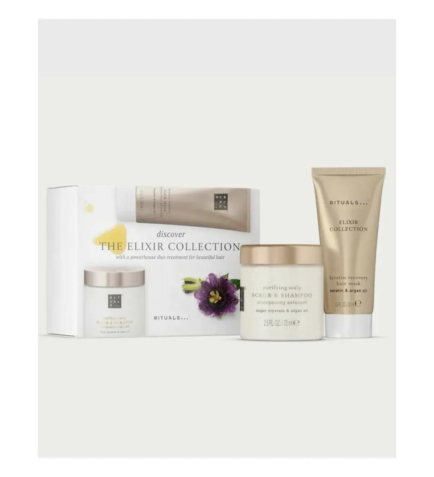 RITUALS Set of Hair Care Gift Set Shampoo-Skrat 75ml mask 20ml