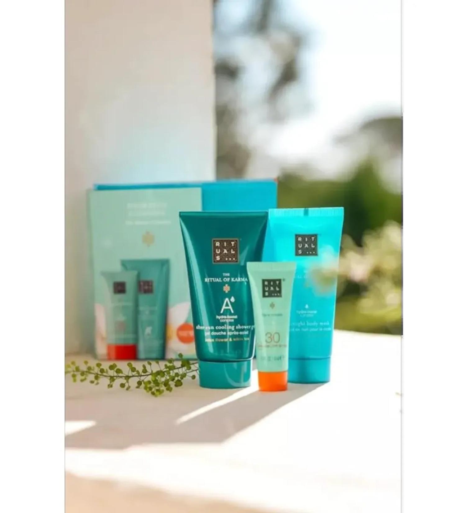 RITUALS Hydrated Sunshine Set After Sun Shower Gel Body Mask SPF Box Set