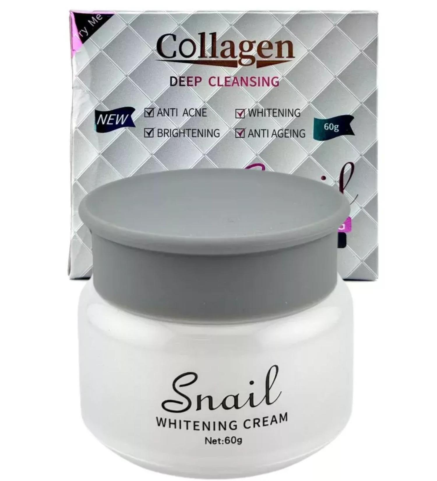 Golden Apple Acne Collagen Deep Cleansing Snail Cream - Buy Online on GoSupps.com