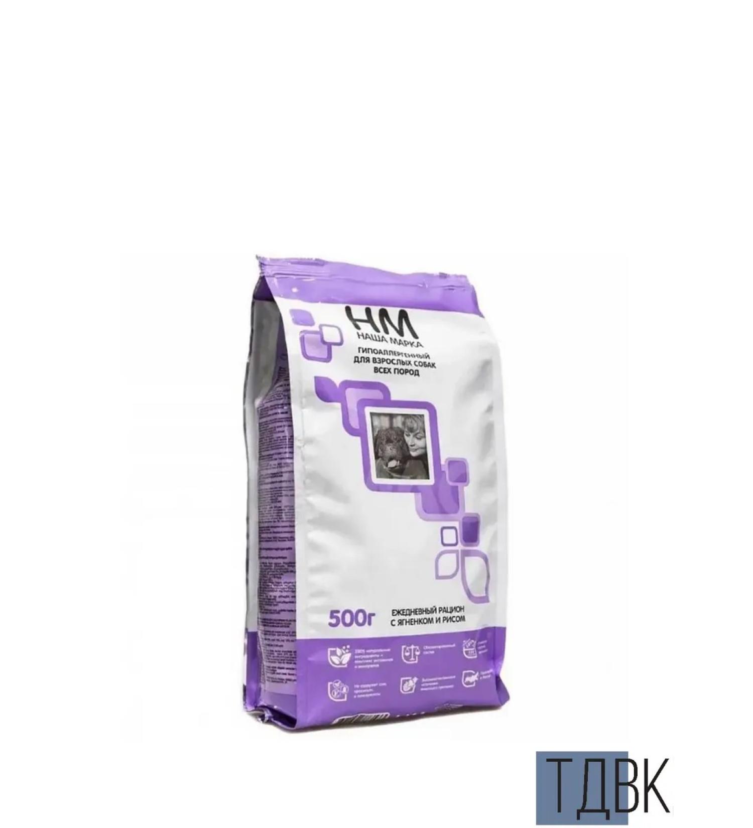 OUR BRAND NM for dogs hypoallerg. Lamb rice 500 g - Buy Online on GoSupps.com