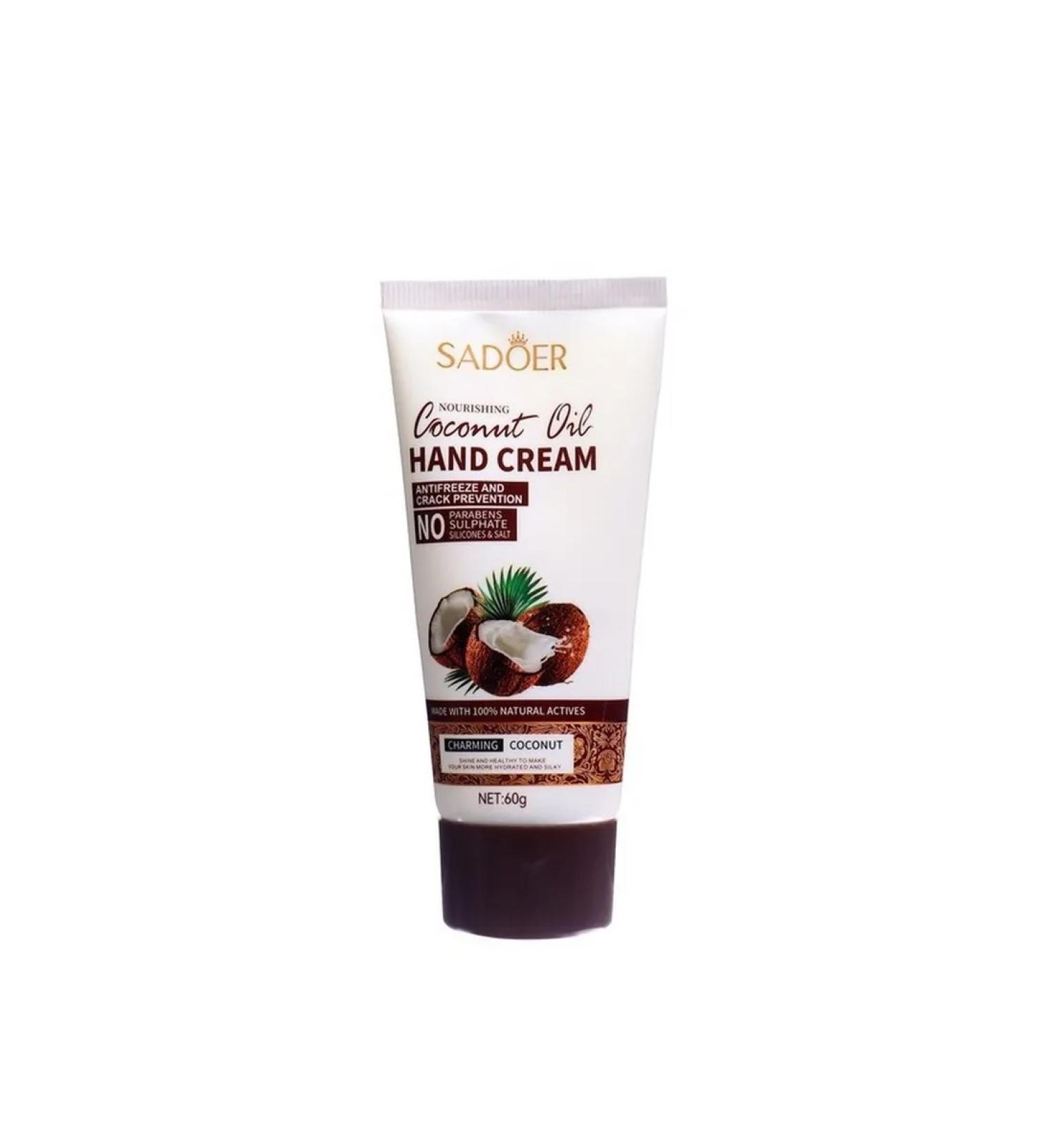 Nourishing hand cream with coconut oil