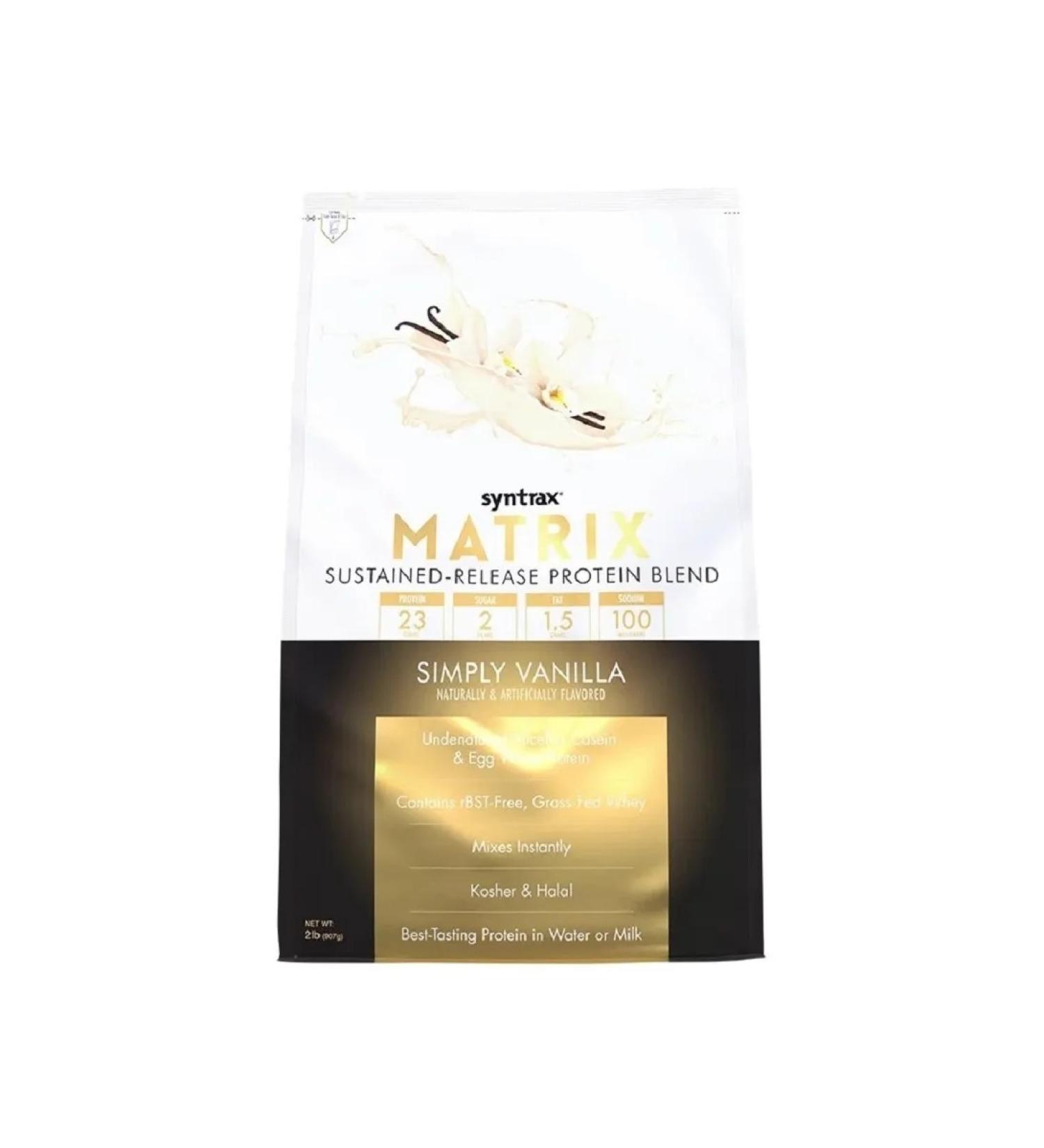 SYNTRAX Protein Matrix 907 g package vanilla