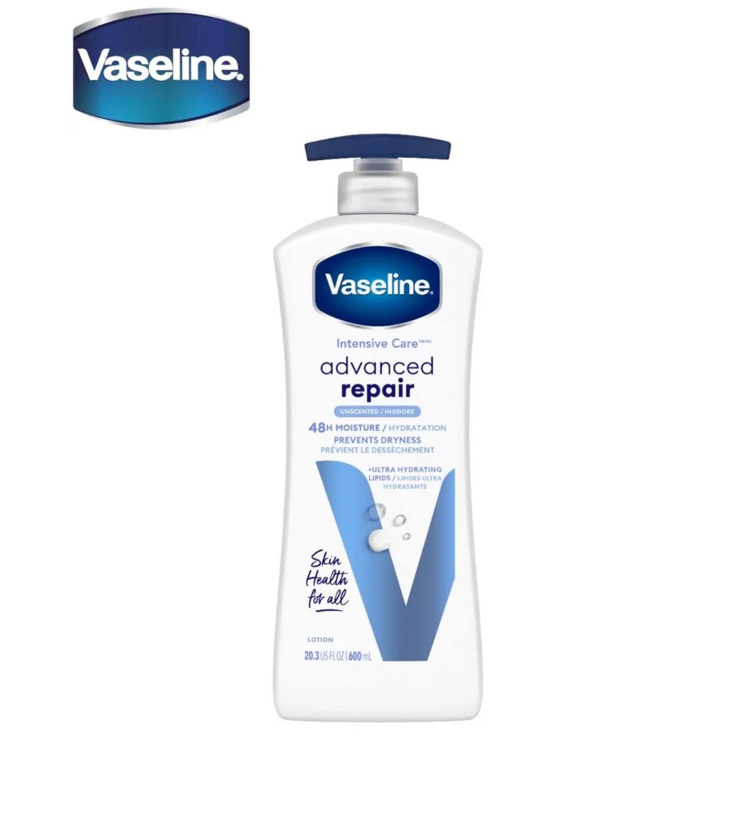 Vaseline ADVANCED Repair Lotion 600M very dry leather lotion - Buy Online on GoSupps.com