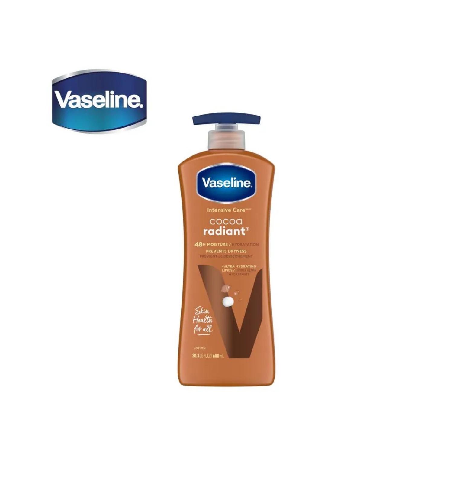 Vaseline Lotion Intensive Care Cocoa Radiant 600ml - Buy Online on GoSupps.com