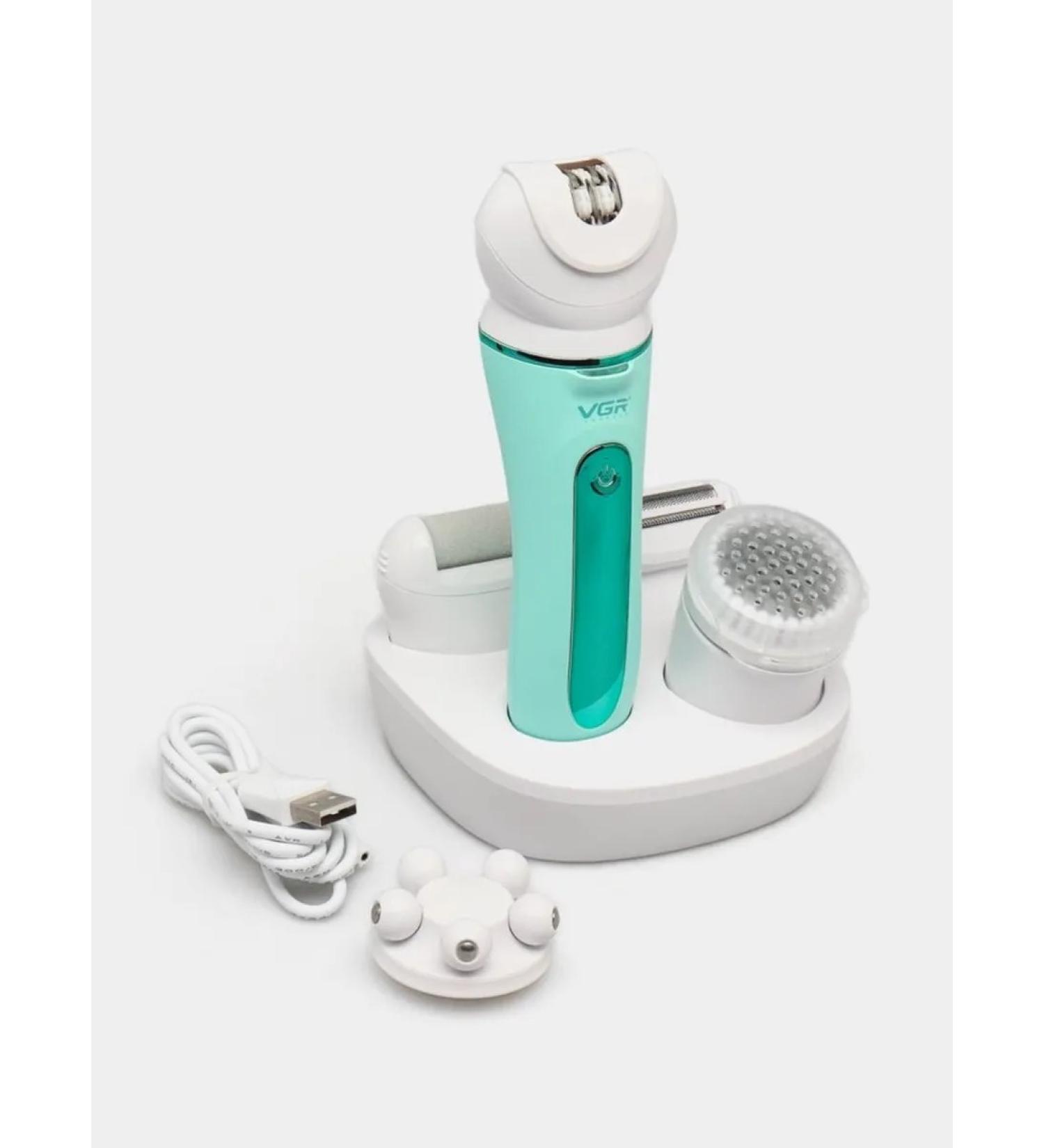 Multifunctional epilator 5V1 in bright green color - Buy Online on GoSupps.com