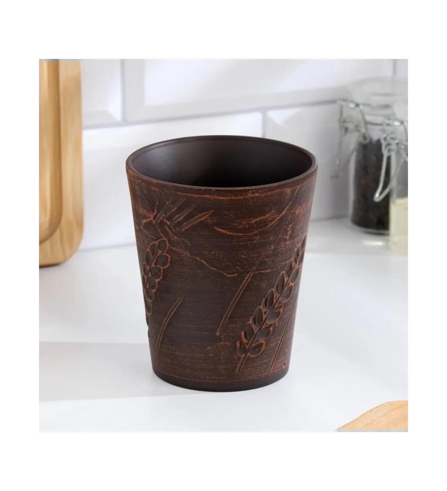 A glass with a relief pattern for hot drinks - Buy Online on GoSupps.com