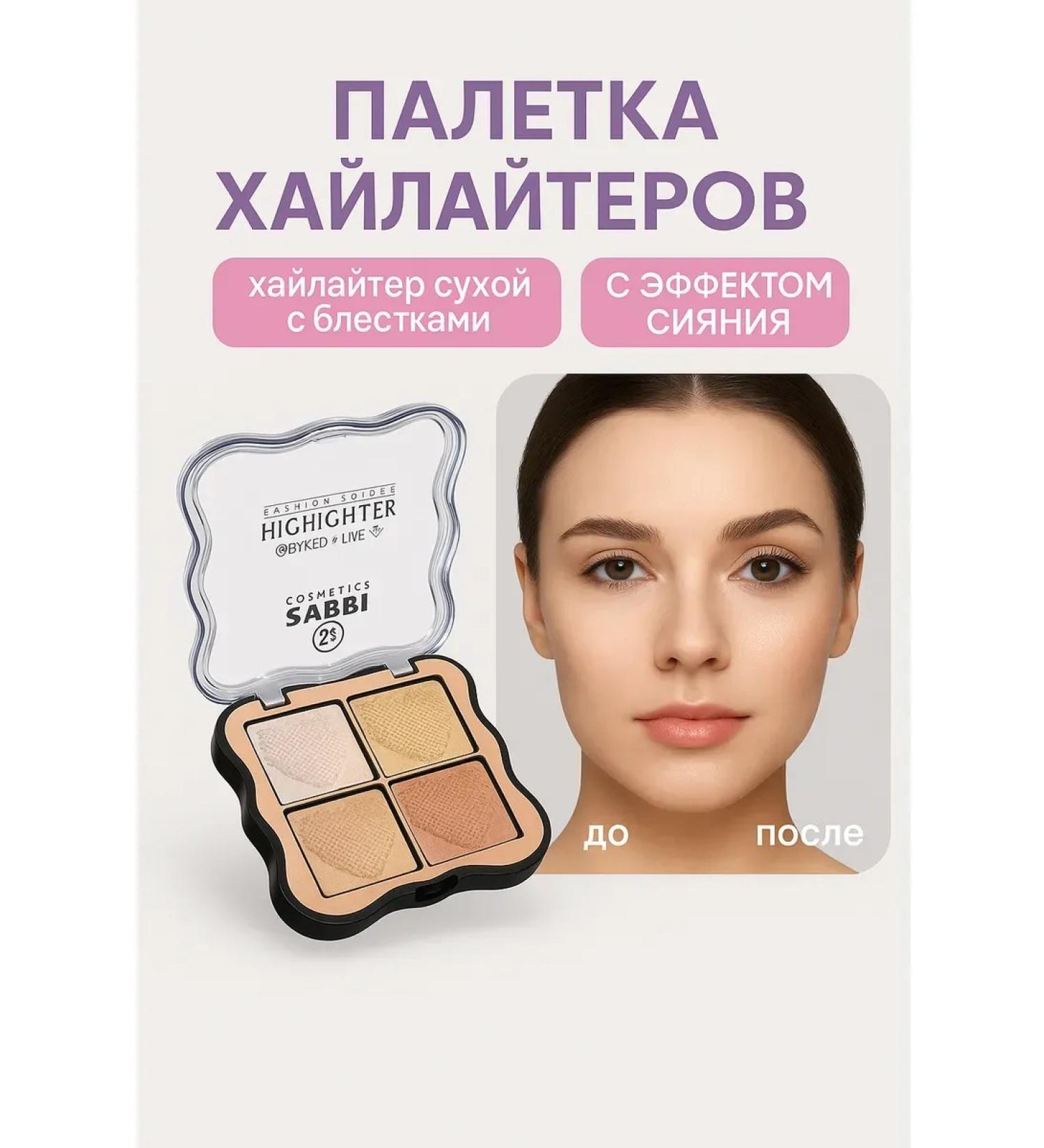 TAWFIQ Palette of highlighters and blush dry shining universal - Buy Online on GoSupps.com