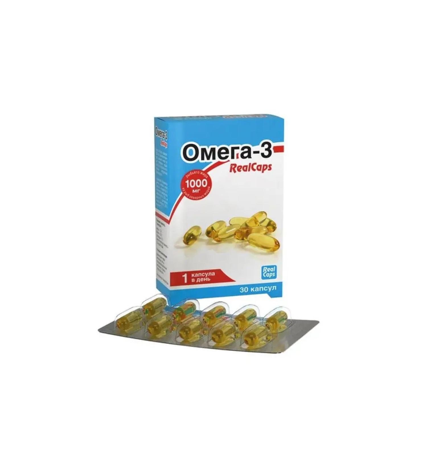 Omega-3 RealCaps 1000mg 30 capsules