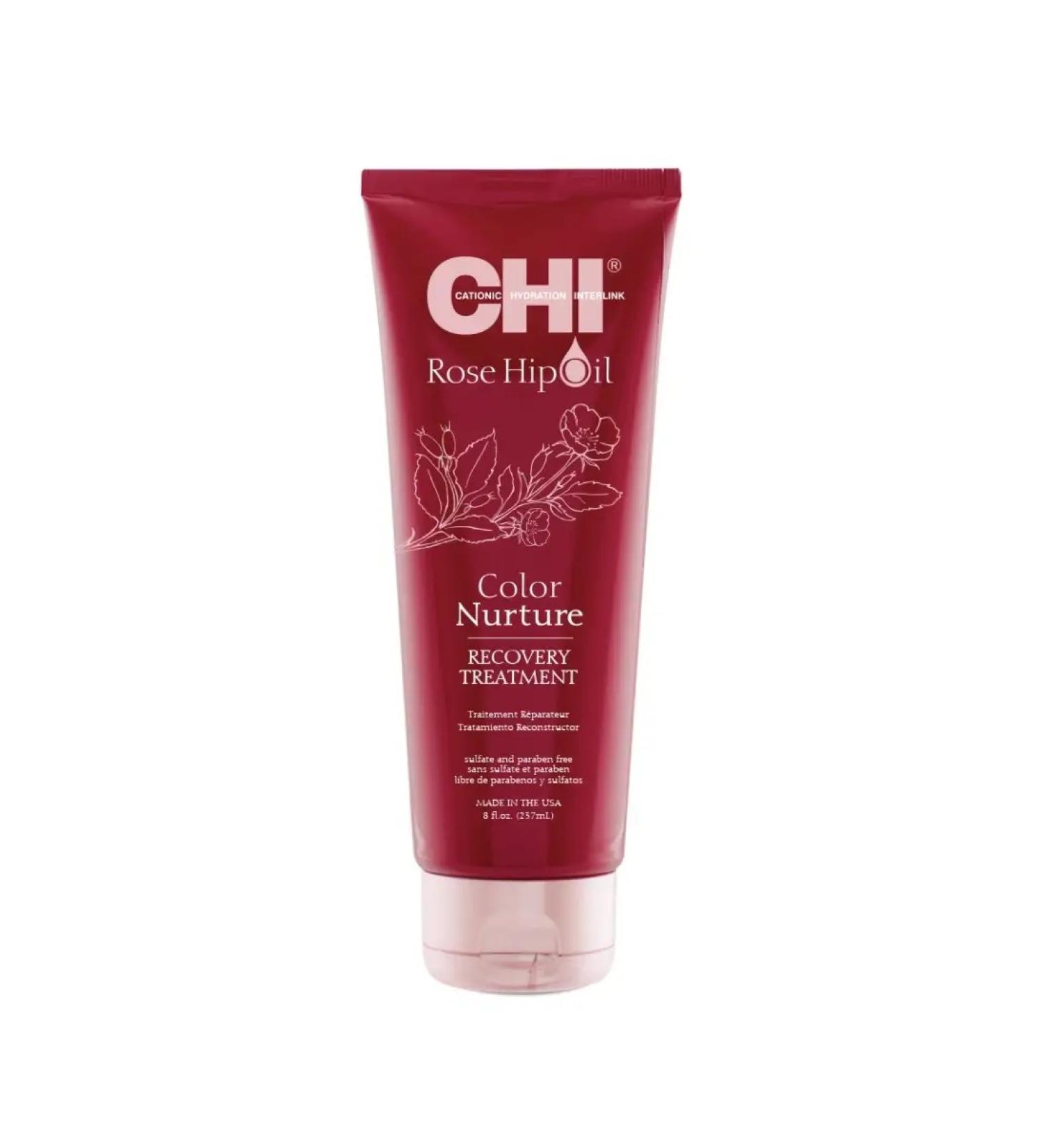 chi Mask for dyed hair Rose Hip Oil Recovery Treatment - Buy Online on GoSupps.com