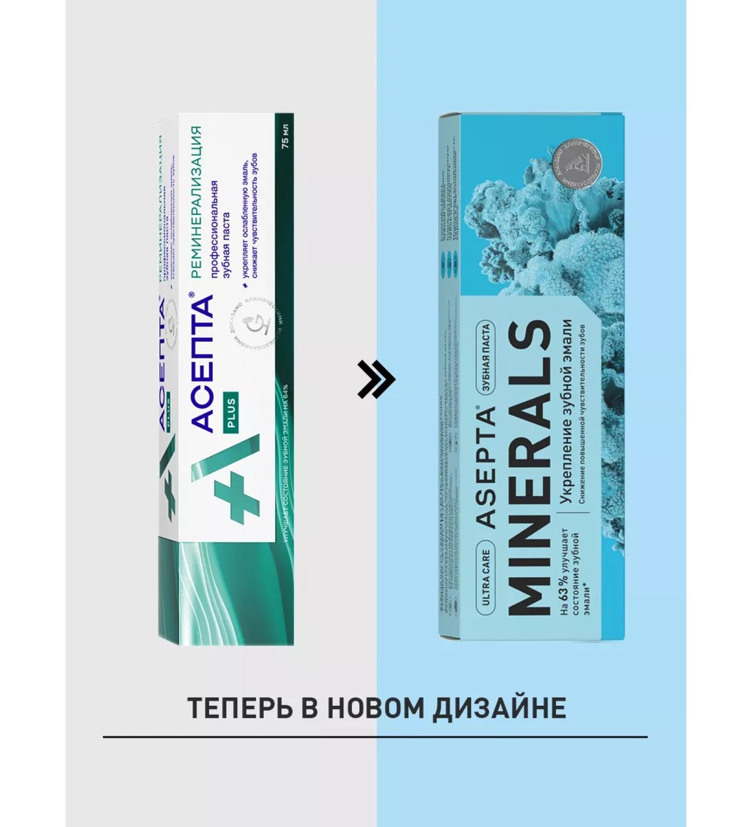 ASEPTA Professional toothpaste reminelization