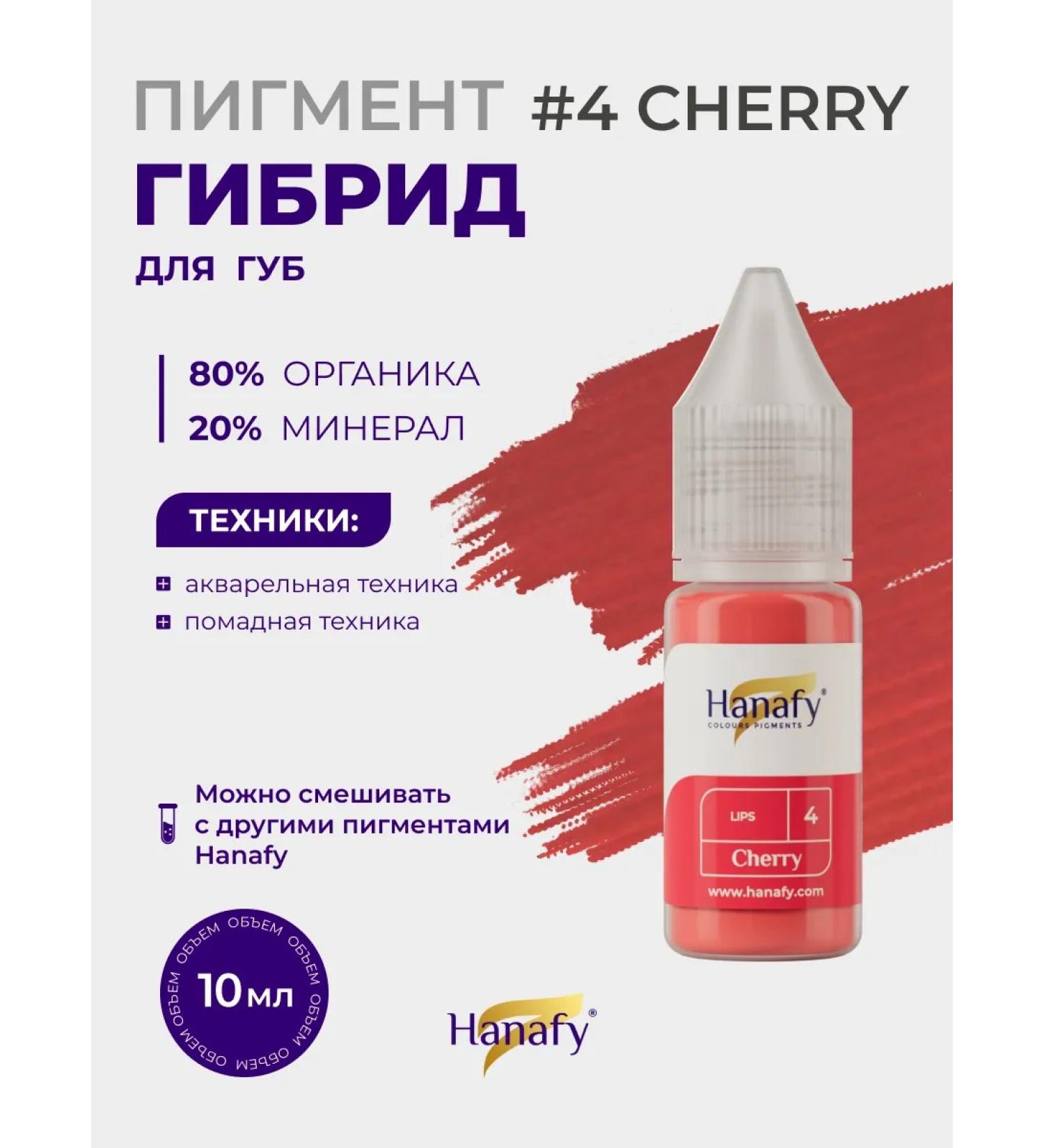 Hanafy Pigment for lips permanent makeup and tattooing No. 4 - Buy Online on GoSupps.com