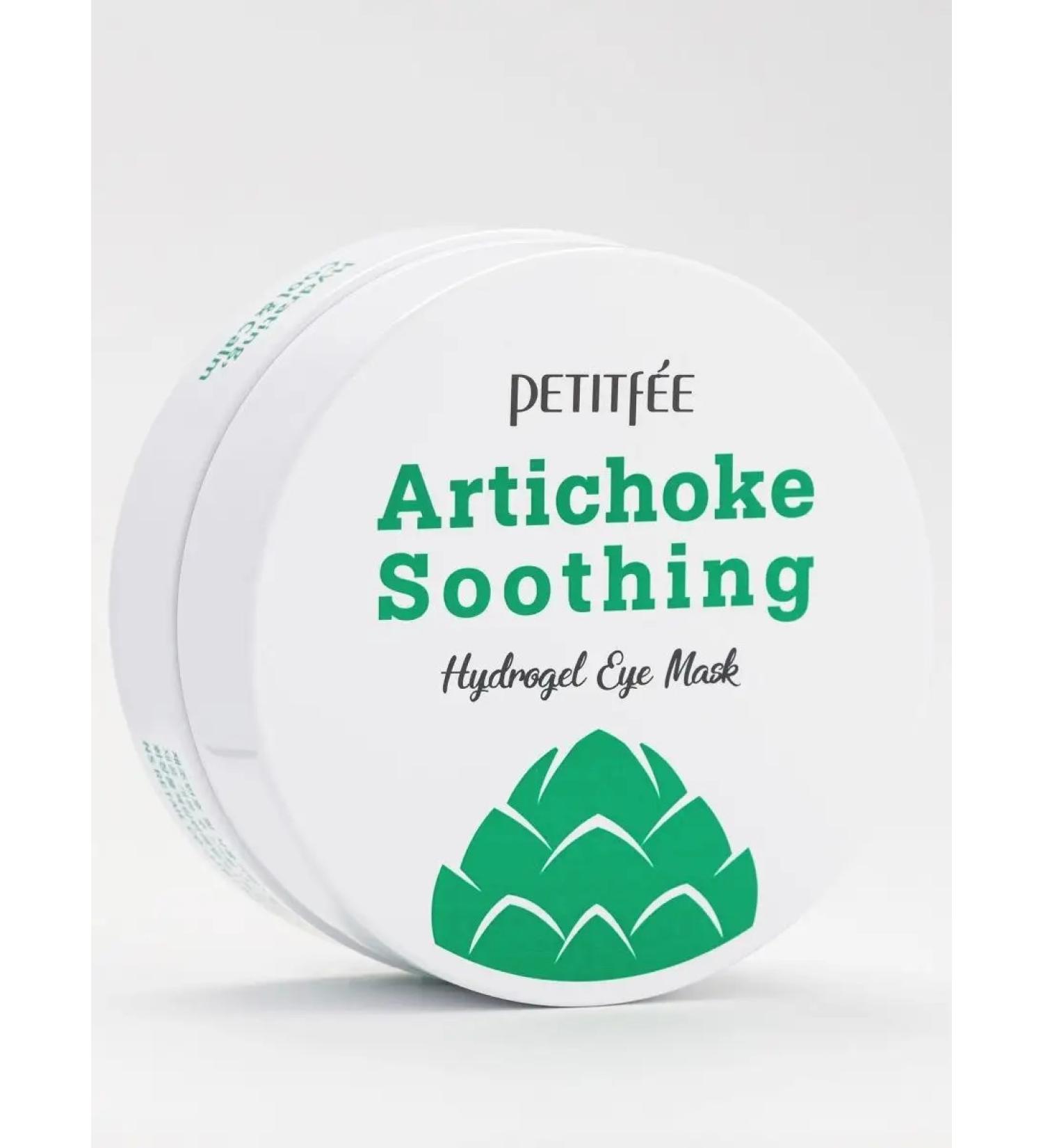 Petitfee Hydrogel eye patches soothing with artichoke - Buy Online on GoSupps.com