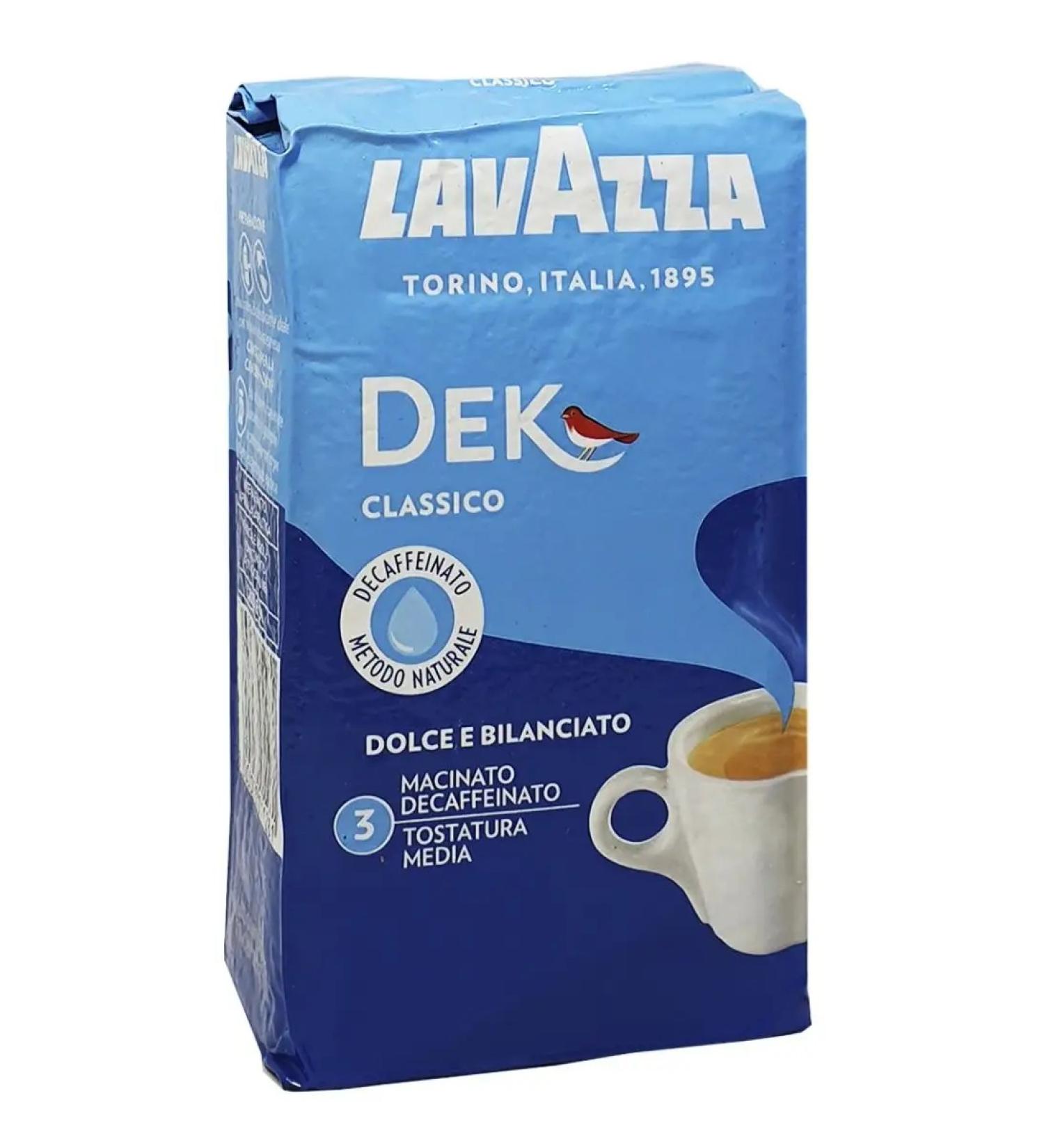 Lavazza Coffee ground lavatza decaffeinato without caffeine 250 g