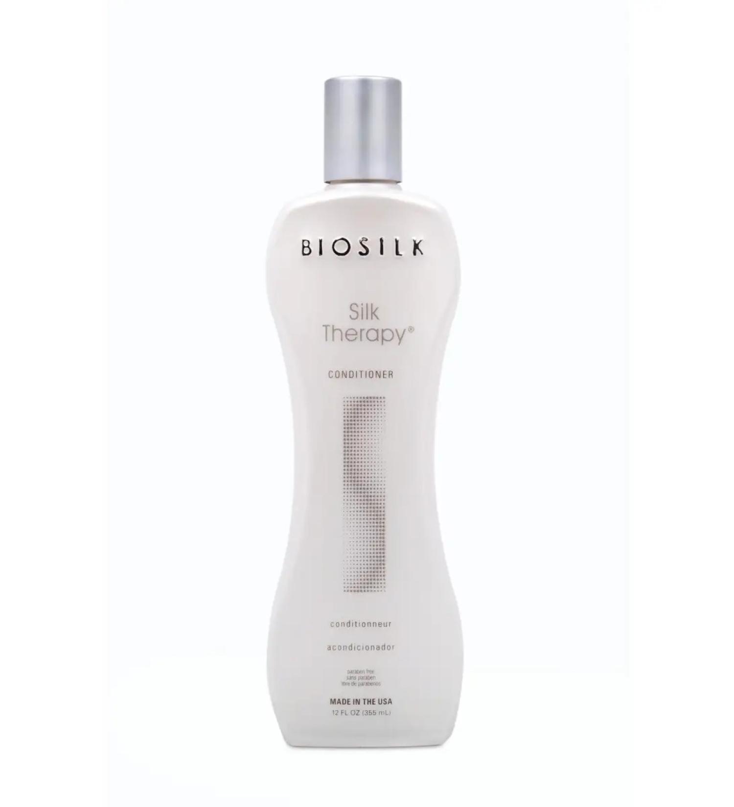 biosilk Air conditioner for all types of hair Silk Therapy 355 ml - Buy Online on GoSupps.com