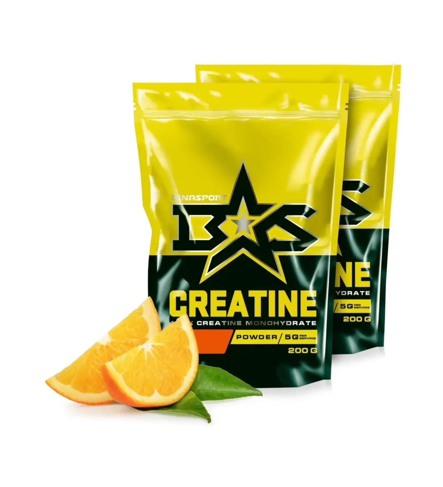 Binasport Creatine monohydrate 400 g orange - Buy Online on GoSupps.com