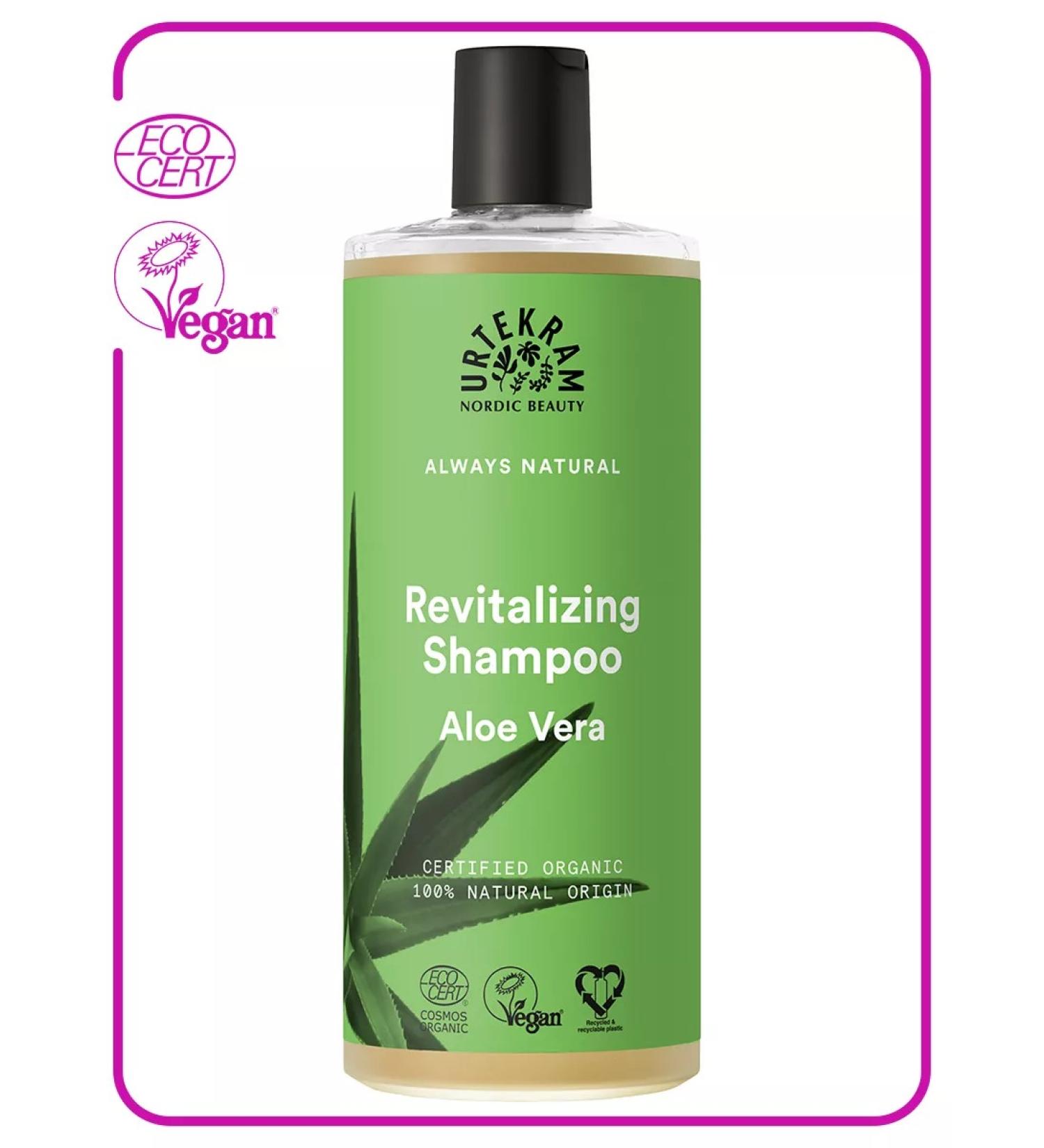 Urtekram Organic shampoo for normal hair Aloe Vera 500 ml - Buy Online on GoSupps.com