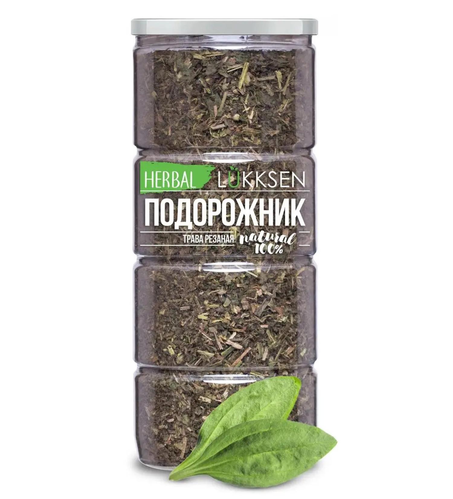 LUKKSEN Plantain sheet 200g plantain dried collection of herbal - Buy Online on GoSupps.com