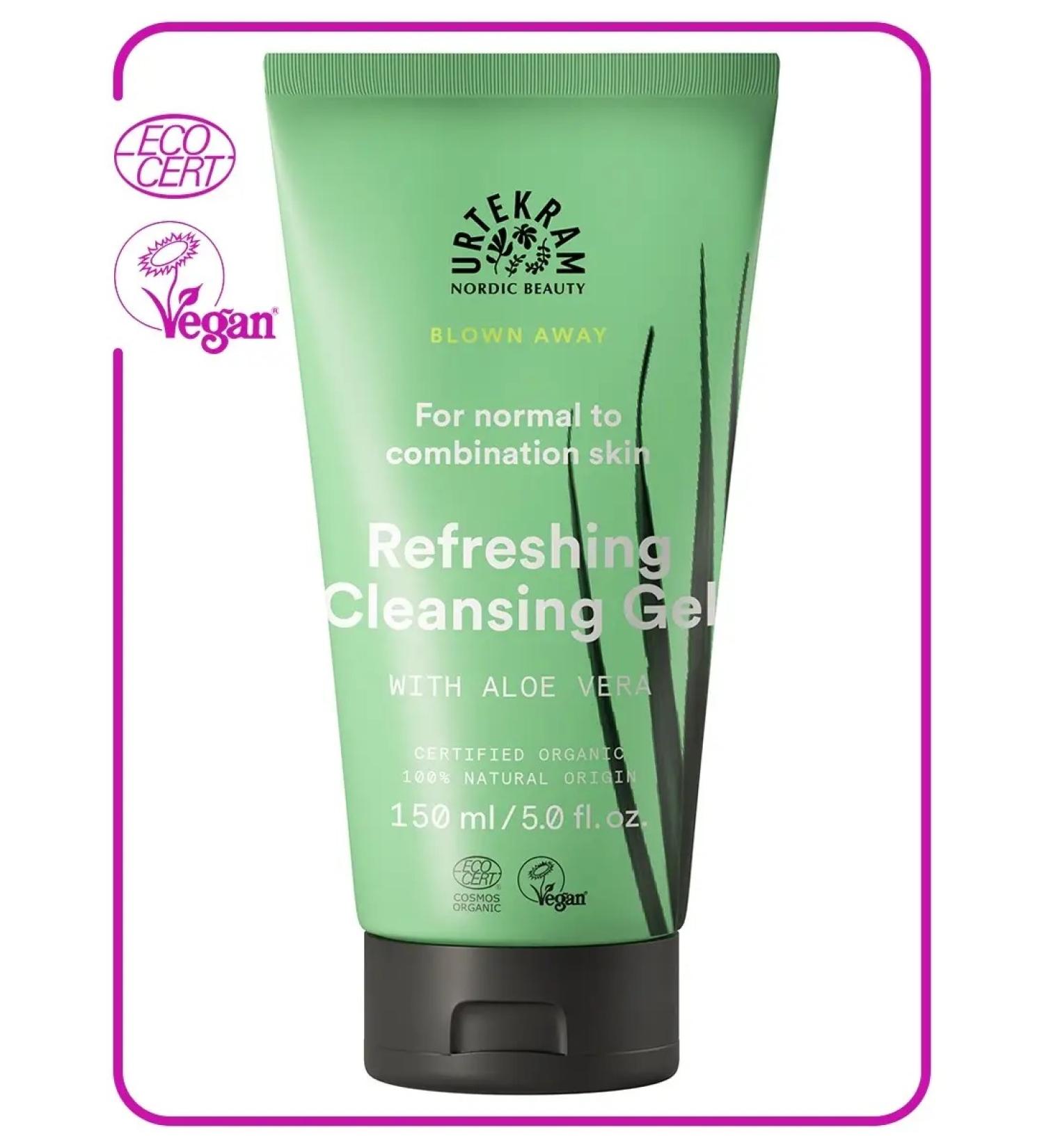 Urtekram Organic gel for washing wild lemongrass 150 ml - Buy Online on GoSupps.com