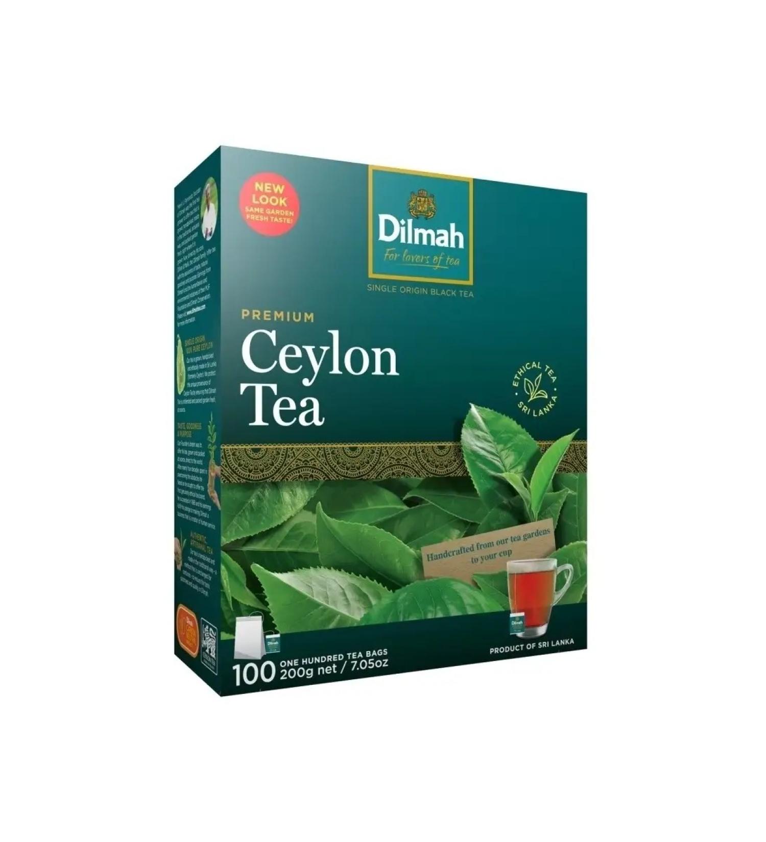 Dilmah Tea black Ceylon Premium 100 bags x 2 g