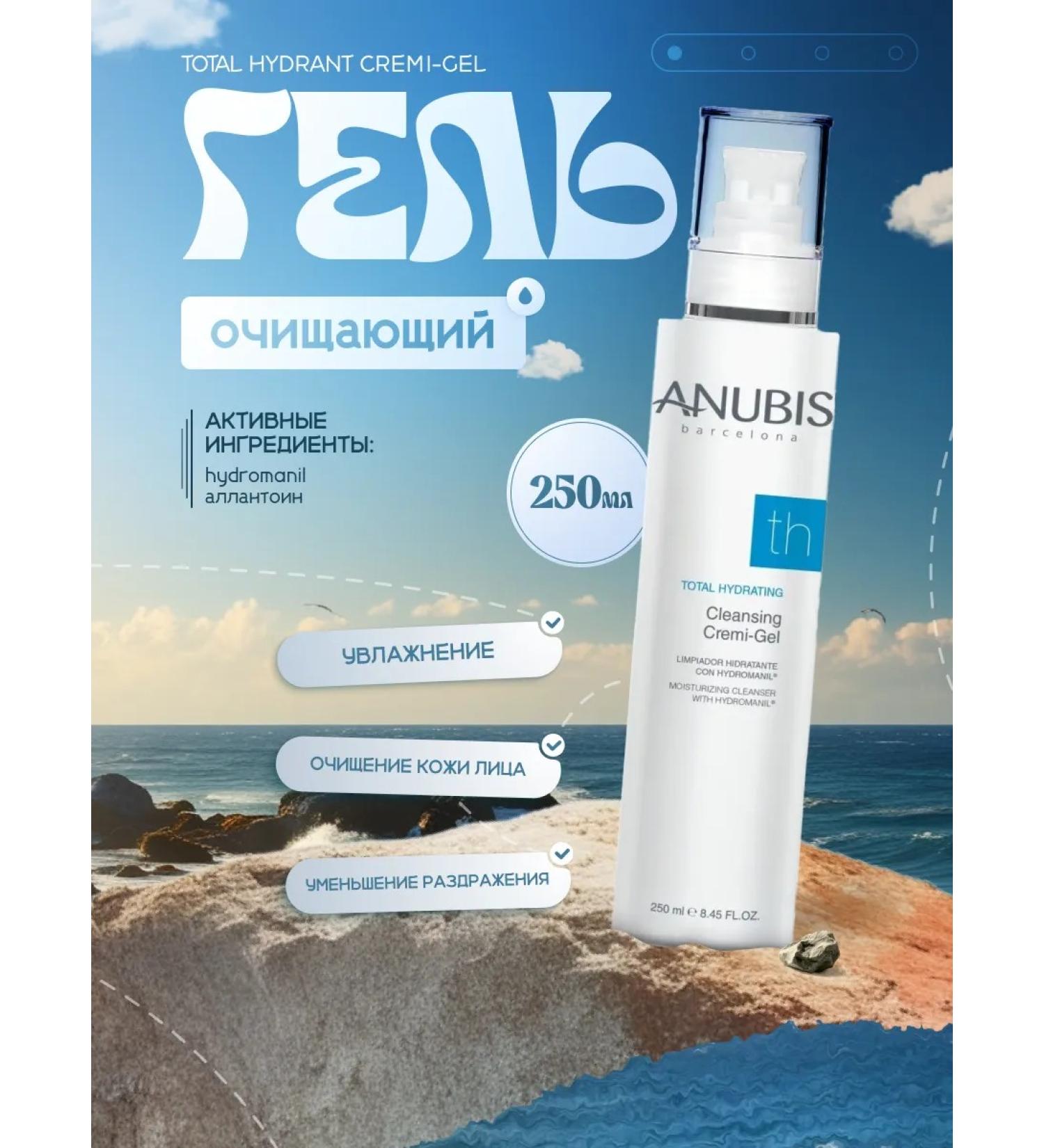 Anubis Barcelona Cleaning Gel Absolute Moisturization Total Hydrant Cremi-Gel - Buy Online on GoSupps.com