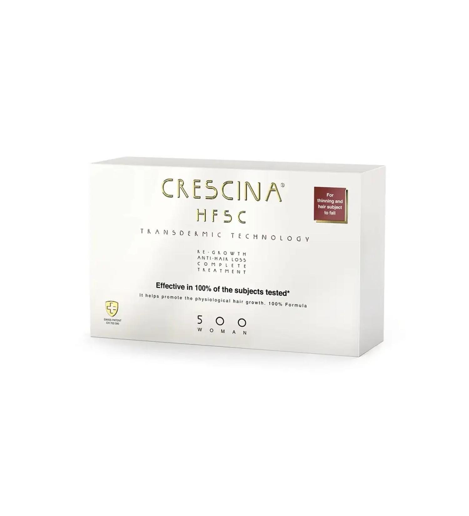 crescina Ampoules against falling out and for hair growth women 500 20 pcs - Buy Online on GoSupps.com