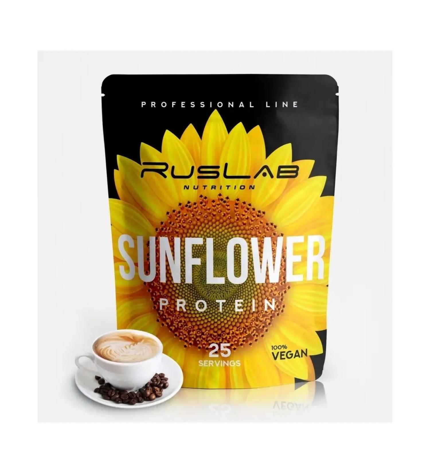 Ruslabnutrition Sunflower Protein (800 g) Kapucino taste - Buy Online on GoSupps.com