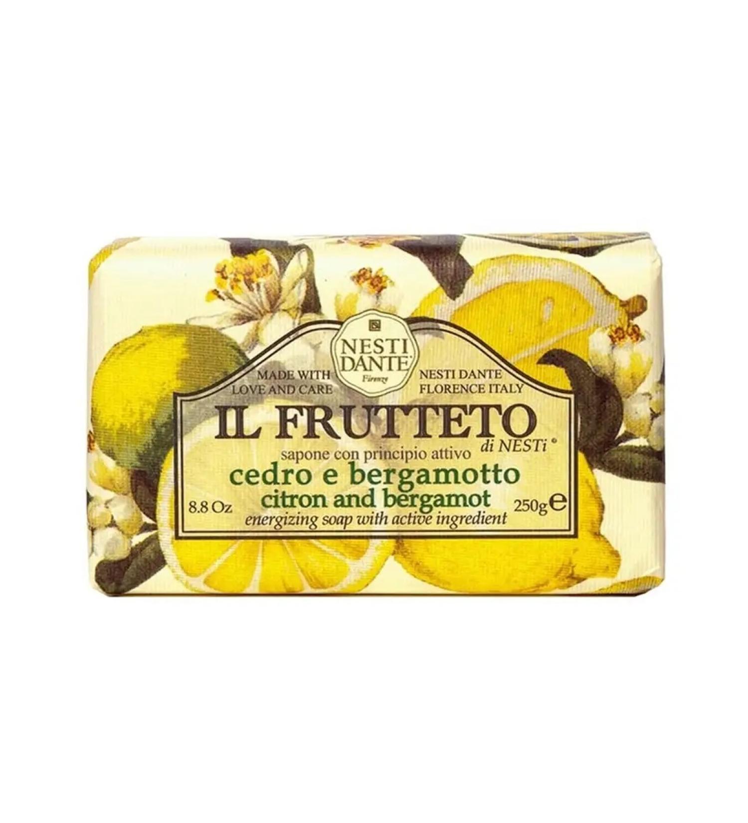 Nesti Dante Cedro e bergamotto (lemon and bergamot) soap 250g - Buy Online on GoSupps.com