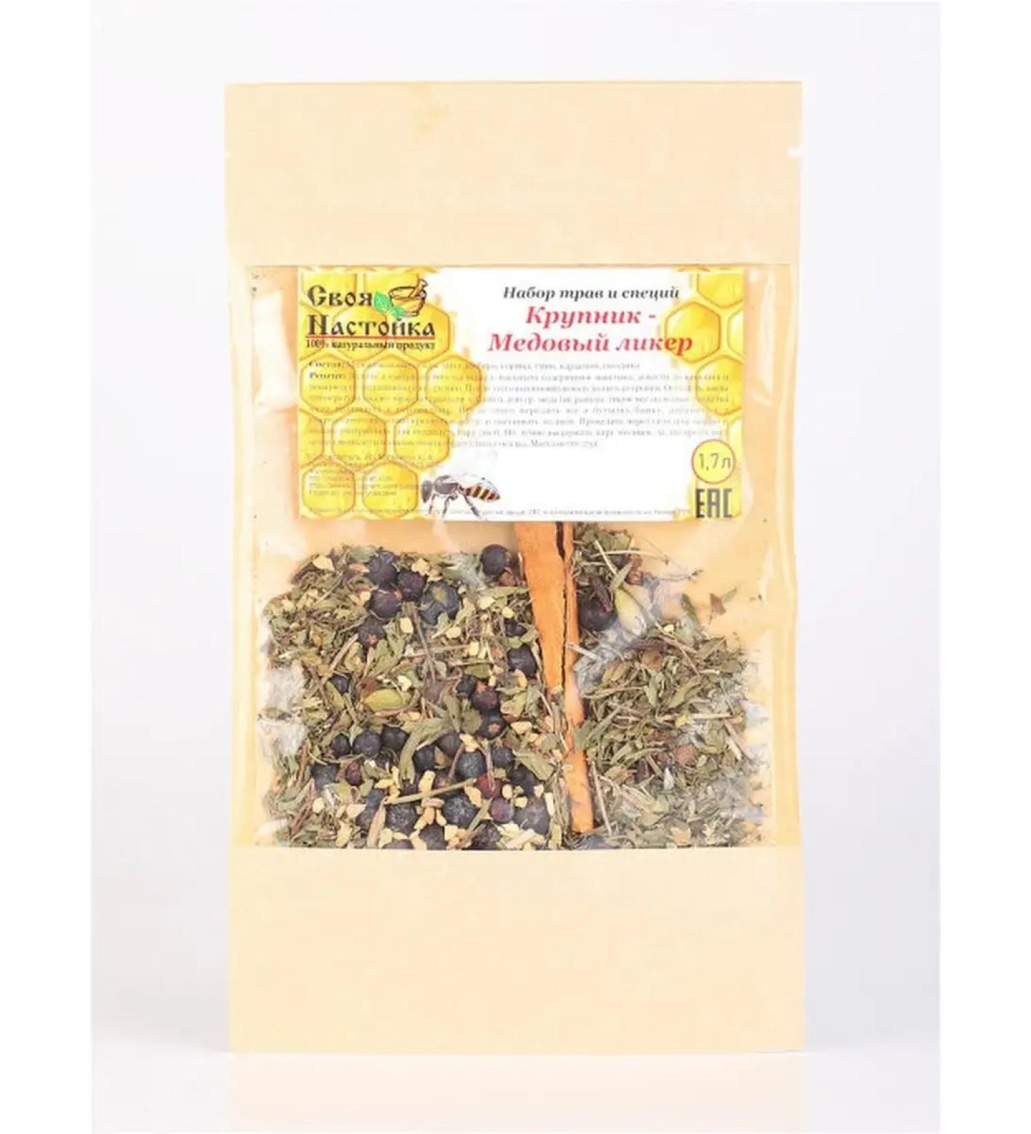 Svoya Nastoyka A set of herbs and spices for tincture Krupnik - honey liquor