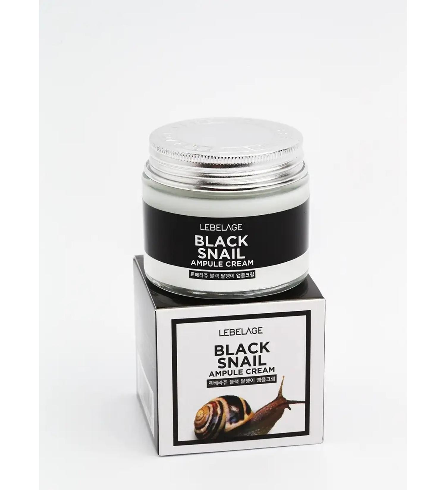 Lebelage Moisturizing face cream Korea ampulus with mucin of snail - Buy Online on GoSupps.com