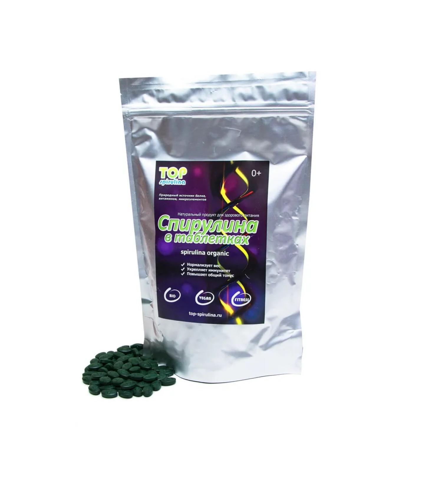 TOP Spirulina Spirulina tablets 500g - Buy Online on GoSupps.com