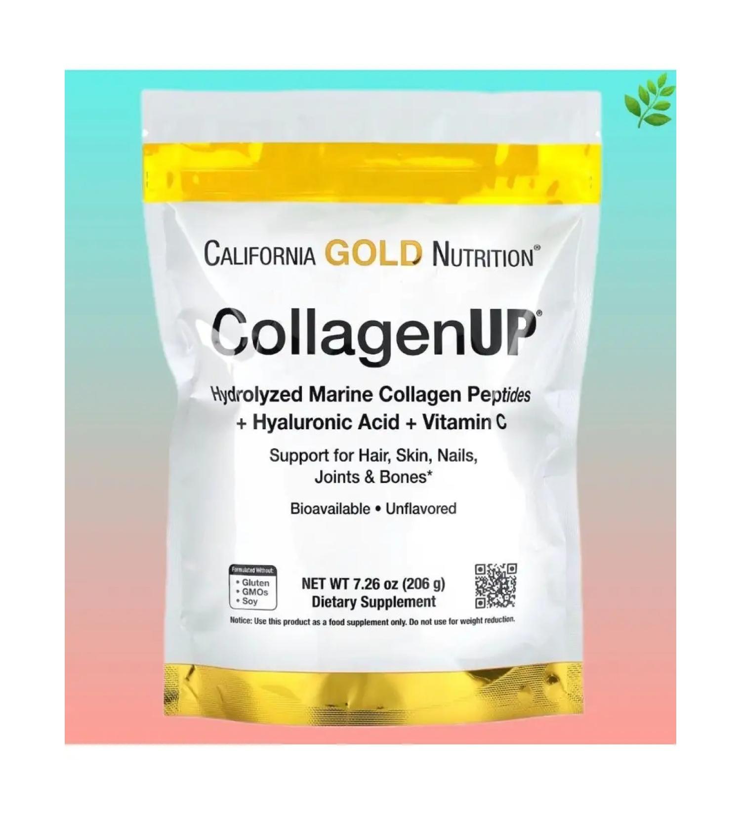 California Gold Nutrition Collagenup sea hydrolyzed collagen - Buy Online on GoSupps.com