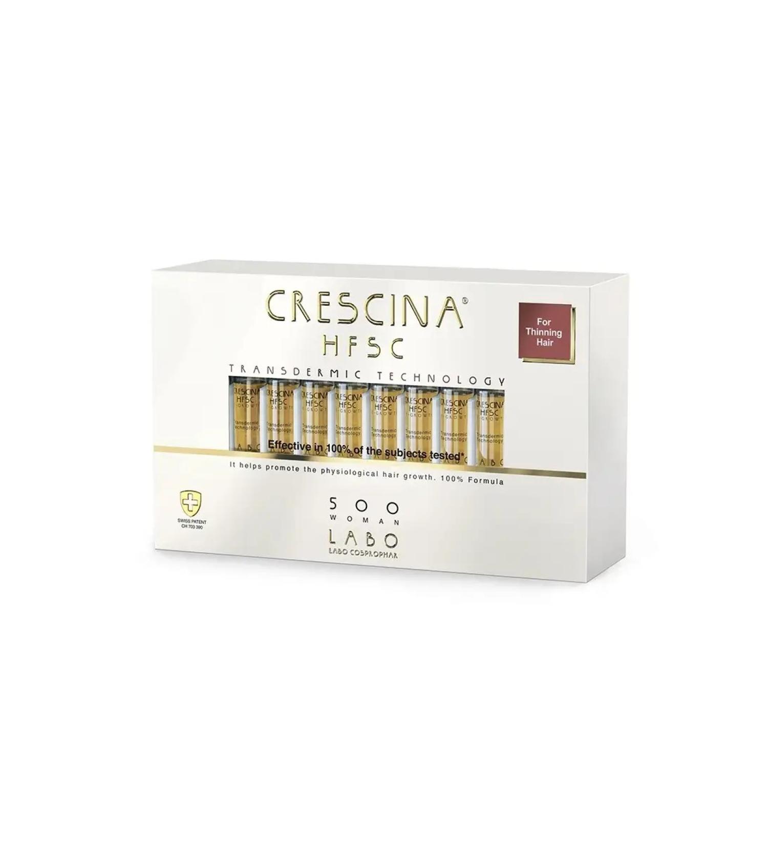 crescina Amples for hair growth women 500 20pcs - Buy Online on GoSupps.com