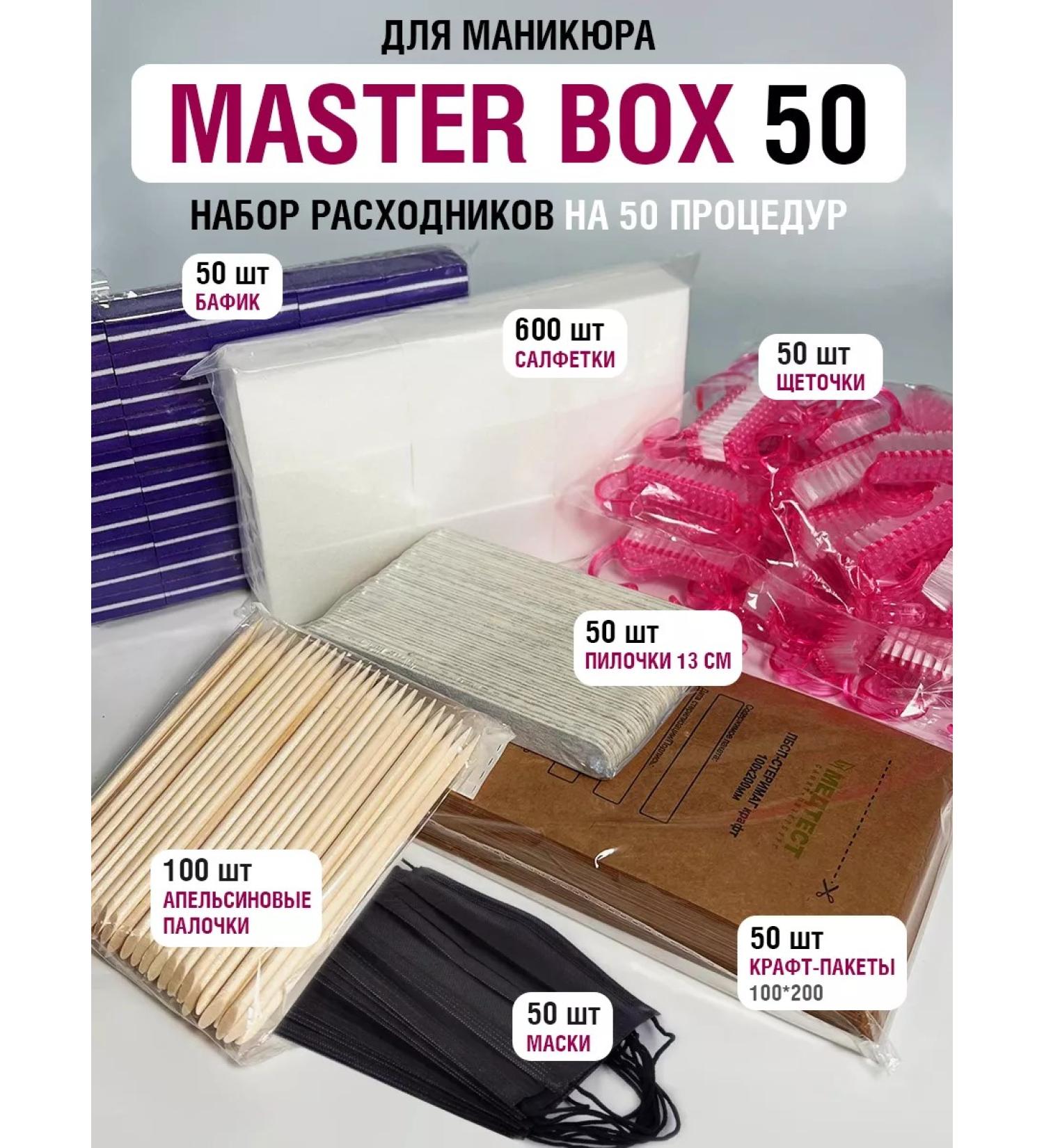 MasterBox A set of consumables for manicure and pedicure - Buy Online on GoSupps.com