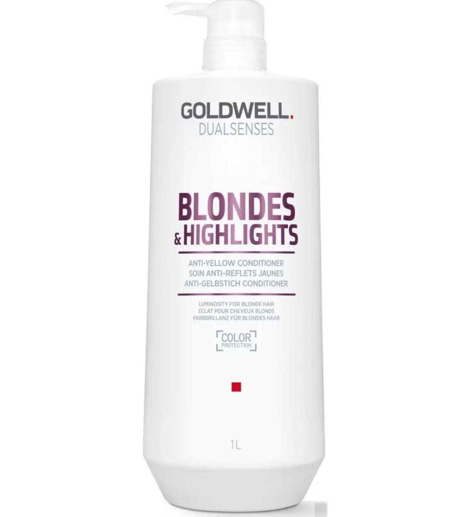 Goldwell BLONDES & HIGHLIGHTS air conditioning 1000 ml - Buy Online on GoSupps.com