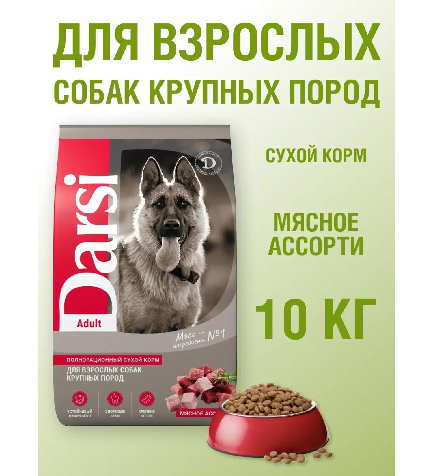 Darsi Large -rock dog food 10 kg - Buy Online on GoSupps.com